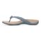 Vionic Mattie Women's Flip Flop Supportive Sandal - Vintage Blue - Left Side