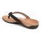 Vionic Mattie Women's Flip Flop Supportive Sandal - Black - Back angle