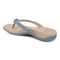 Vionic Mattie Women's Flip Flop Supportive Sandal - Vintage Blue - Back angle
