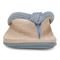 Vionic Mattie Women's Flip Flop Supportive Sandal - Vintage Blue - Front