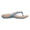 Vionic Mattie Women's Flip Flop Supportive Sandal - Vintage Blue - Right side