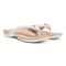 Vionic Mattie Women's Flip Flop Supportive Sandal - Cream - Pair