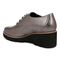 Vionic Anaheim Women's Comfort Wedge Oxford Derby Shoe - Pewter - Back angle