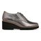 Vionic Anaheim Women's Comfort Wedge Oxford Derby Shoe - Pewter - Right side