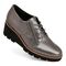 Vionic Anaheim Women's Comfort Wedge Oxford Derby Shoe - Pewter - ANAHEIM-J1593L4020-PEWTER-13fl-med