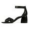Vionic Salinas Women's Supportive Orthotic Heeled Shoe - All Black - Left Side