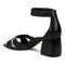 Vionic Salinas Women's Supportive Orthotic Heeled Shoe - All Black - Back angle