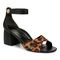 Vionic Salinas Women's Supportive Orthotic Heeled Shoe - Black/Tan - Angle main