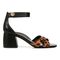 Vionic Salinas Women's Supportive Orthotic Heeled Shoe - Black/Tan - Right side