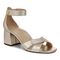 Vionic Salinas Women's Supportive Orthotic Heeled Shoe - Soft Gold - Angle main