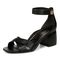 Vionic Salinas Women's Supportive Orthotic Heeled Shoe - All Black - Left angle