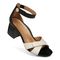 Vionic Salinas Women's Supportive Orthotic Heeled Shoe - Black/Cream - SALINAS-J1597L1001-BLACK CREAM-13fl-med