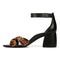 Vionic Salinas Women's Supportive Orthotic Heeled Shoe - Black/Tan - Left Side