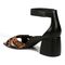 Vionic Salinas Women's Supportive Orthotic Heeled Shoe - Black/Tan - Back angle
