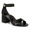 Vionic Salinas Women's Supportive Orthotic Heeled Shoe - All Black - Angle main