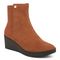Vionic Skylar Women's Comfort Wedge Short Boot - Tan Suede - Angle main