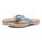 Vionic Bella X Women's Orthotic Support Sandal - Blue Shadow - pair left angle