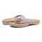Vionic Bella X Women's Orthotic Support Sandal - Purple Heather - pair left angle
