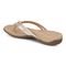 Vionic Bella X Women's Orthotic Support Sandal - Gold - Back angle