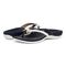 Vionic Bella X Women's Orthotic Support Sandal - Navy/white - pair left angle
