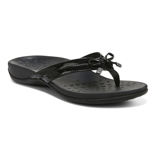 Vionic Bella X Women's Orthotic Support Sandal - Black - Angle main