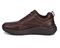 Drew Maker Men's Casual Shoe - Brown Pebbled Leather - Inside View