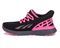 Drew Halo Women's Comfort Sneaker - Black/Pink Mesh Combo - Inside View