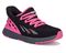 Drew Halo Women's Comfort Sneaker - Black/Pink Mesh Combo - Main View