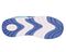 Drew Halo Women's Comfort Sneaker - Blue Mesh Combo - Top View