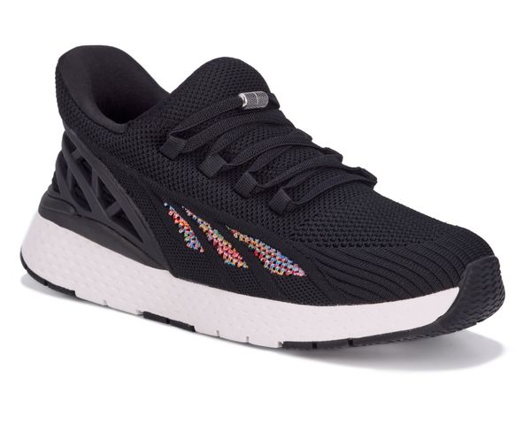 Drew Halo Women's Comfort Sneaker - Black Mesh Combo - Main View