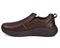 Drew Match Men's Casual Shoe - Brown Pebbled Leather - Inside View