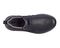 Drew Match Men's Casual Shoe - Black Pebbled Leather - Sole View