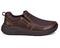 Drew Match Men's Casual Shoe - Brown Pebbled Leather - Outside View