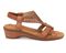 Ros Hommerson Kitsy Women's Wedge Sandal - Luggage Leather