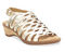 Ros Hommerson Katia Women's Comfort Wedge Sandal - Gold Platino Napa Leather - Main View
