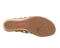 Ros Hommerson Katia Women's Comfort Wedge Sandal - Gold Platino Napa Leather - Top View