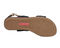 Ros Hommerson Cabana Women's Comfort Sandal - Navy Fabric Luggage Atanado Leather - Top View