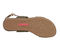 Ros Hommerson Cabana Women's Comfort Sandal - Olive Fabric Luggage Atanado Leather - Top View