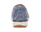 Ros Hommerson Orleans Women's Casual Sneaker - Denim Printed Leather - Back View