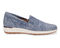 Ros Hommerson Orleans Women's Casual Sneaker - Denim Printed Leather - Outside View