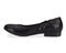 Ros Hommerson Tess Women's Comfort Flat - Black Lizard Print - Inside View