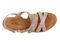 Ros Hommerson Breeze Women's Comfort Sandal - Roccia Snake Print Leather - Sole View