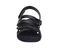 Ros Hommerson Breeze Women's Comfort Sandal - Black Pebble Patent - Front View