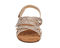 Ros Hommerson Breeze Women's Comfort Sandal - Roccia Snake Print Leather - Front View