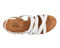 Ros Hommerson Breeze Women's Comfort Sandal - White Atando Leather - Sole View