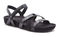 Ros Hommerson Pool Women's Sandal - Black Textured Multi Leather - Main View