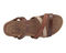 Ros Hommerson Pool Women's Sandal - Brown Multi Leather - Sole View
