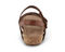 Ros Hommerson Pool Women's Sandal - Brown Multi Leather - Back View