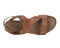 Ros Hommerson Traci Women's Adjustable Sandal - Luggage Nappa Leather - Sole View