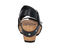 Ros Hommerson Traci Women's Adjustable Sandal - Black Nappa Leather - Back View